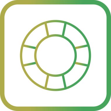 İllüstrasyon yaşam preserver simgesi