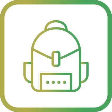 İllüstrasyon çantası simgesi