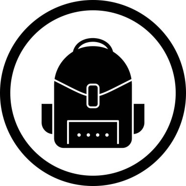 İllüstrasyon çantası simgesi