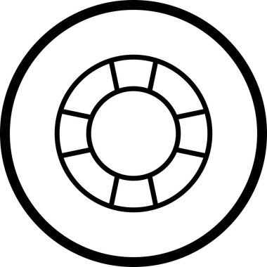 İllüstrasyon yaşam preserver simgesi