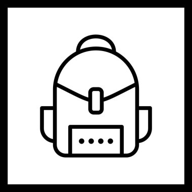 İllüstrasyon çantası simgesi