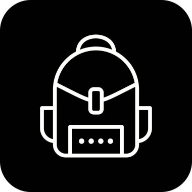 İllüstrasyon çantası simgesi