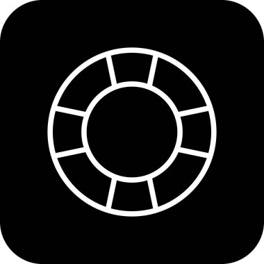 İllüstrasyon yaşam preserver simgesi