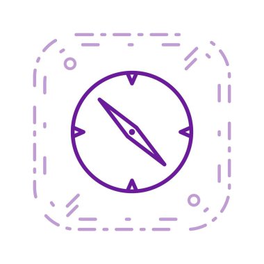 İllüstrasyon Pusula Simgesi