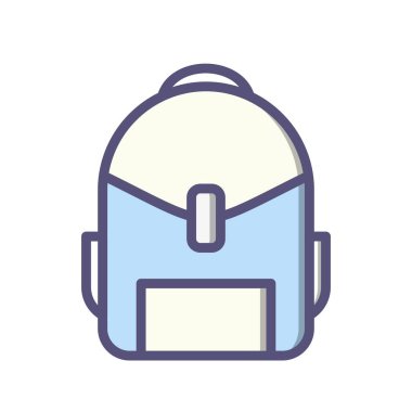 İllüstrasyon çantası simgesi