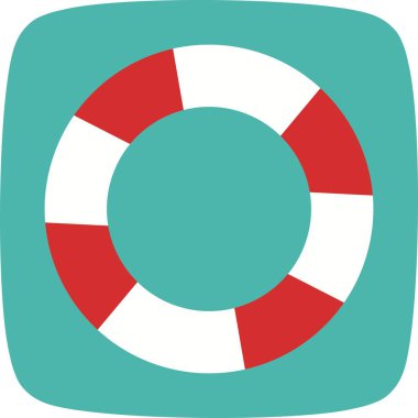 İllüstrasyon yaşam preserver simgesi