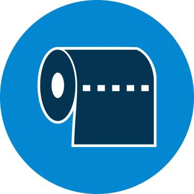 İllüstrasyon tuvalet kağıdı simgesi