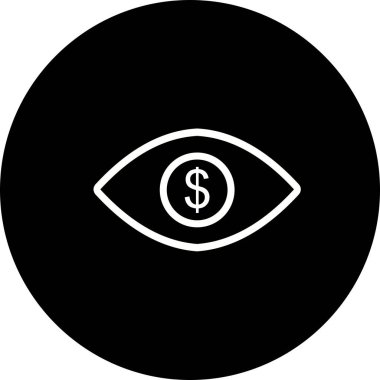 İllüstrasyon Göz Dolar Simgesi