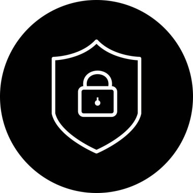 İllüstrasyon Çevrimiçi Koruma Simgesi