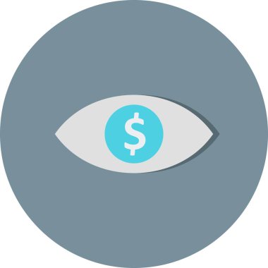 İllüstrasyon Göz Dolar Simgesi