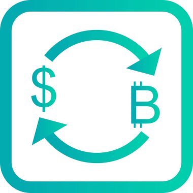Dolar Simgesi ile İllüstrasyon Döviz Bitcoin
