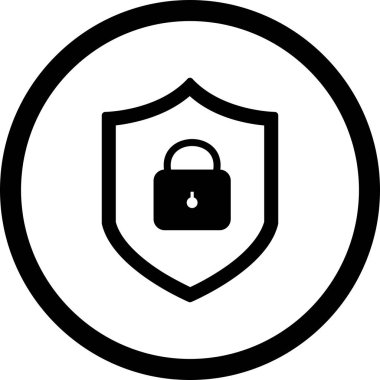 İllüstrasyon Çevrimiçi Koruma Simgesi