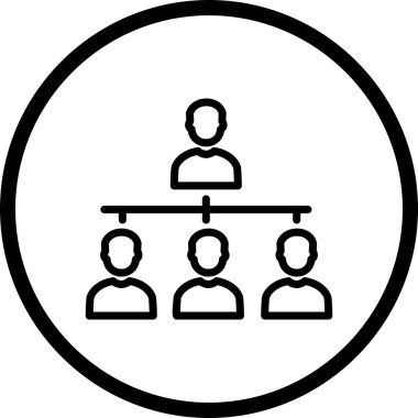 İllüstrasyon Organizasyon Simgesi