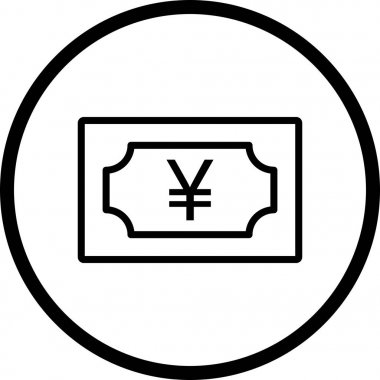 İllüstrasyon Yen Simgesi