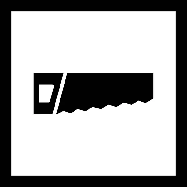 Ilustracja Piła ikona — Zdjęcie stockowe