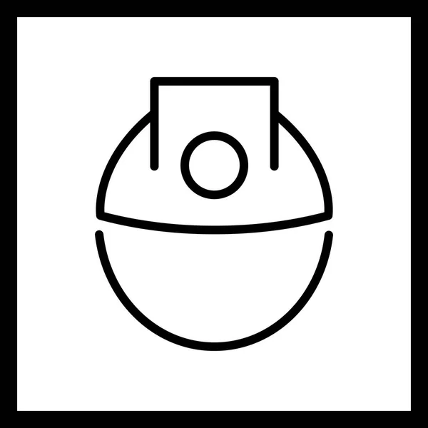 Illustratie helm pictogram — Stockfoto