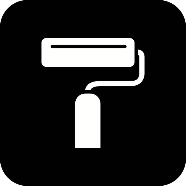 Illustration Paint Roller Icon — стоковое фото