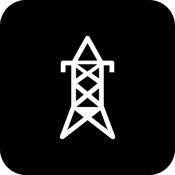 Illustration  Electric tower Icon