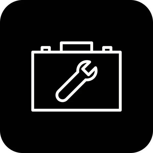 Illustration  Tool box Icon — Stock Photo, Image