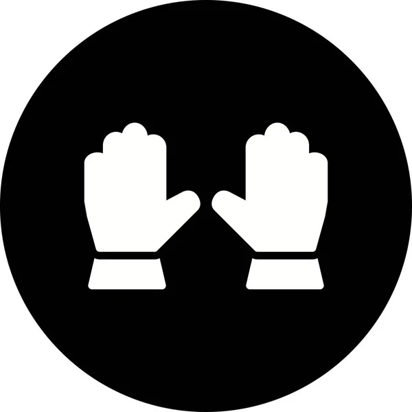 Icono de guantes de ilustración —  Fotos de Stock