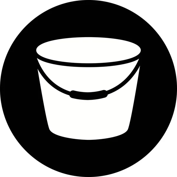 Pictogram voor illustratie Bucket — Stockfoto