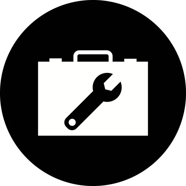 Ilustracja Skrzynka narzędziowa ikona — Zdjęcie stockowe