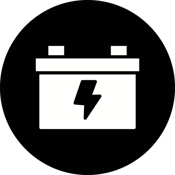 Ilustracja ikona baterii — Zdjęcie stockowe