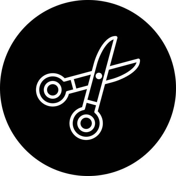 Illustratie Scissor-pictogram — Stockfoto
