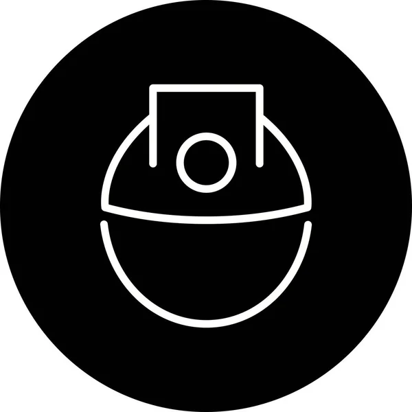 Illustrazione Icona casco — Foto Stock