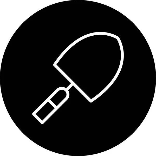 Illustration  Trowel Icon — Stock Photo, Image