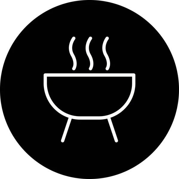 Illustratie barbecue icoon — Stockfoto