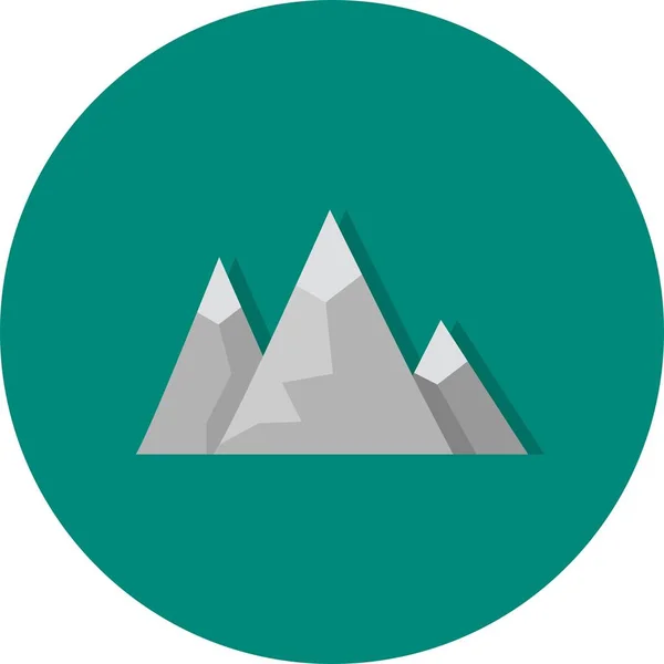 Illustration Mountains Icon — Stock Photo, Image