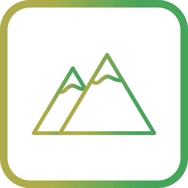 Illustration Mountains Icon — Stock Photo, Image