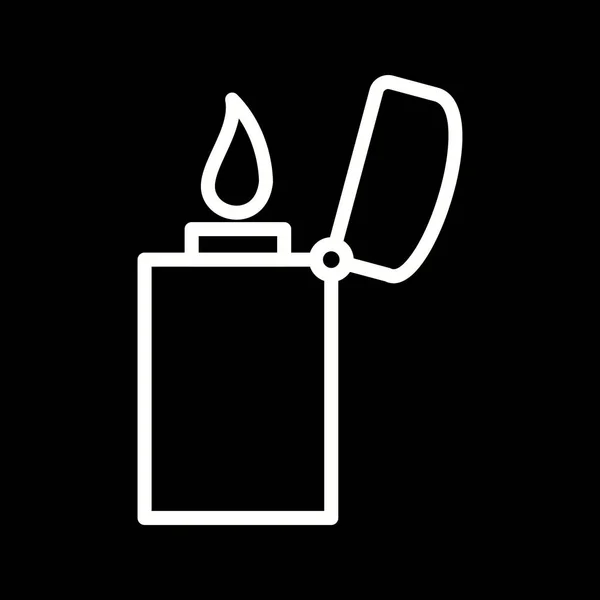 Illustration  Lighter Icon — Stock Photo, Image