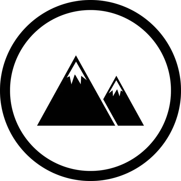 Icono de Montañas de Ilustración —  Fotos de Stock