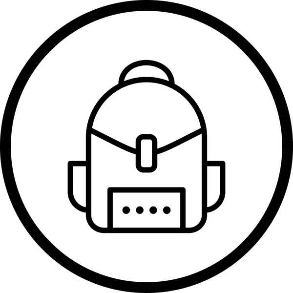 Illusztrációs táska ikon — Stock Fotó