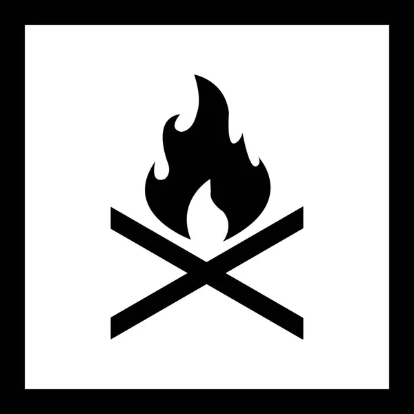 Illustratie Bone Fire icon — Stockfoto