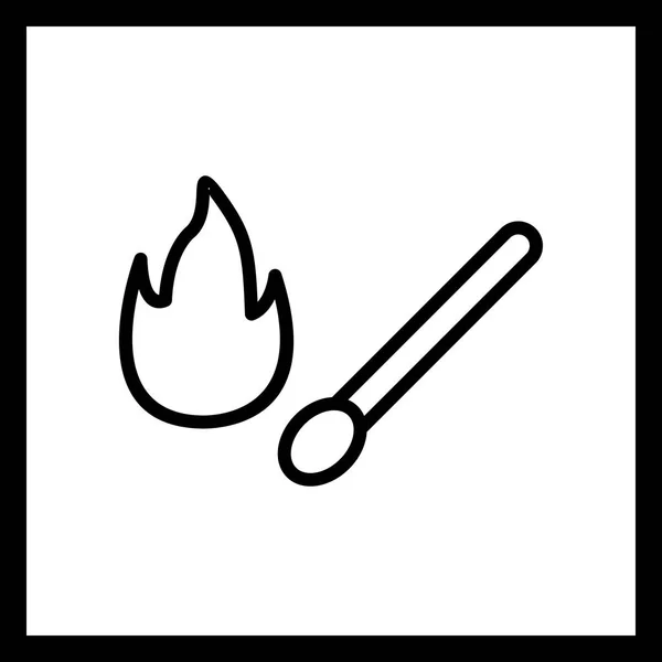 Illustration Matches Icon — Stock Photo, Image