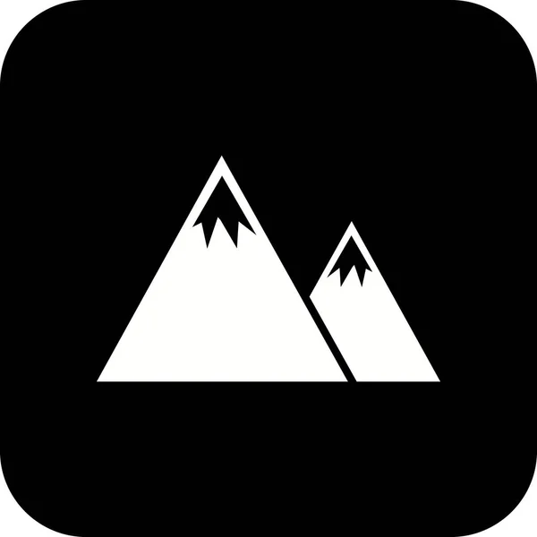 Illusztráció hegyek ikon — Stock Fotó