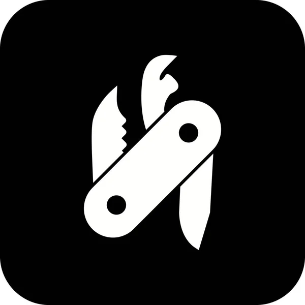 Ilustração Swiss Army Knife Icon — Fotografia de Stock