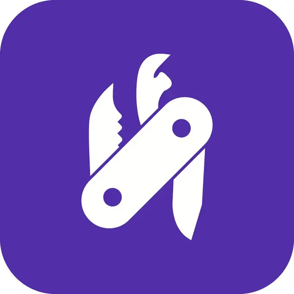 Illustration Swiss Army Knife  Icon — Stock Photo, Image