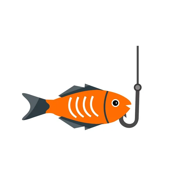 Illustration Fishing Icon — Stock Photo, Image