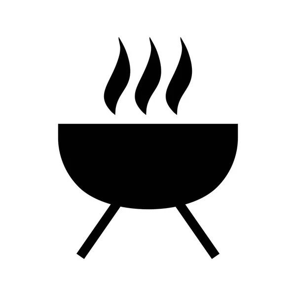 Illustrazione Icona barbecue — Foto Stock