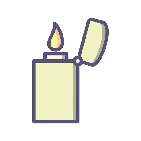 Illustration Lighter Icon — Stock Photo, Image
