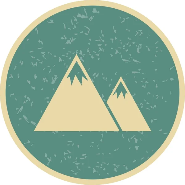 Illustration Mountains  Icon — Stock Photo, Image
