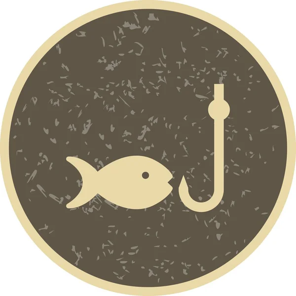 Icono de pesca ilustración —  Fotos de Stock