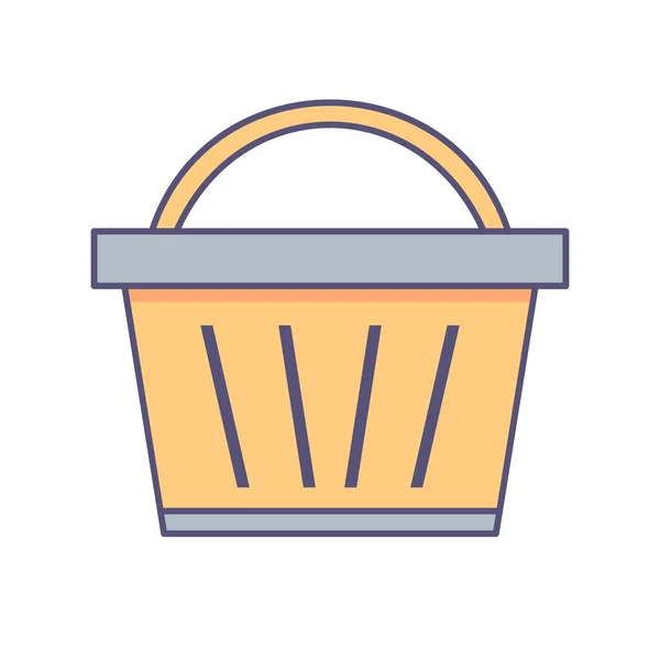 Illustration picknick korg ikon — Stockfoto