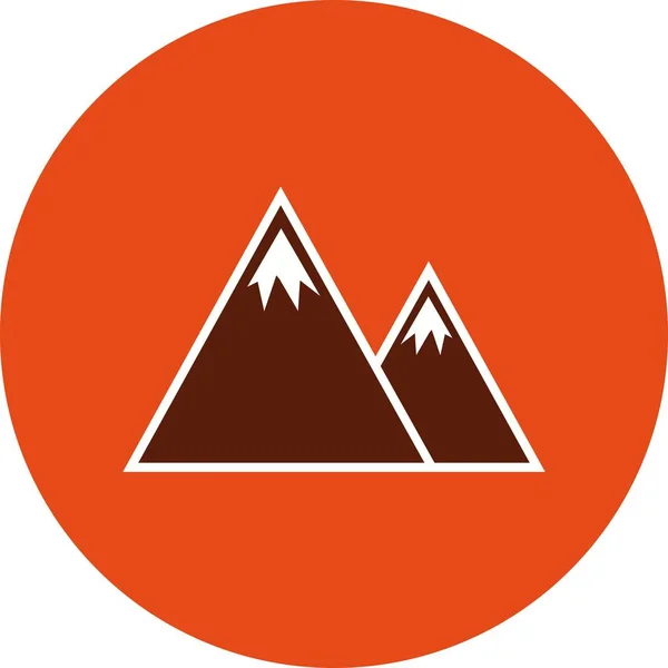 Illustration Mountains  Icon — Stock Photo, Image