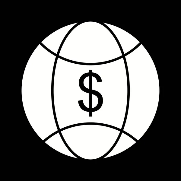 Ілюстрація Всесвітня грошова ікона — стокове фото