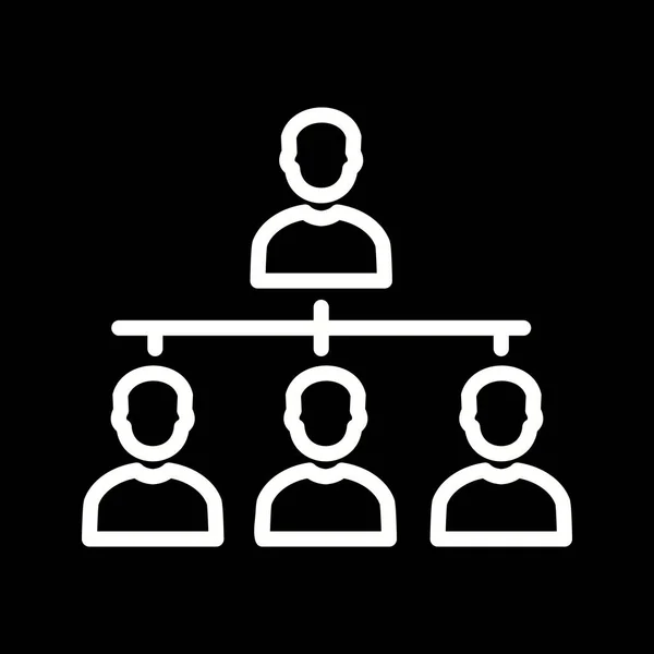 Піктограма організації ілюстрації — стокове фото